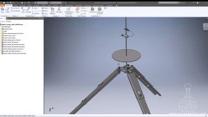 Fırlatma rampası 3D çizim ve tasarım durumu görülmektedir.